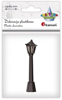 Mini Latarnia uliczna czarna Titanum_95542