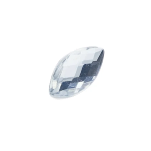 Kryształki samoprzylepne srebrne markizy 5×10mm 240 szt. Titanum_95653
