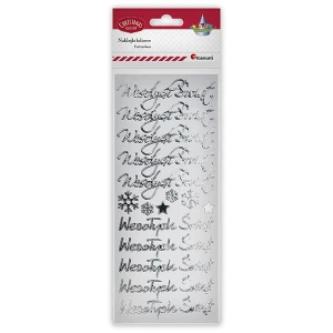 Naklejki foliowe Wesołych Świąt Titanum 