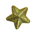 Gwiazdki styropianowe brokatowe złote 20x18 mm 60 szt. Titanum_95623