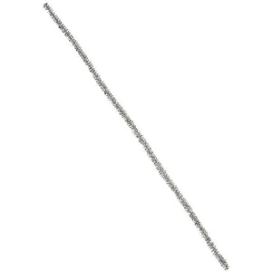 Druciki dekoracyjne metalizowane srebrne 0,6×30cm 30 szt. Titanum