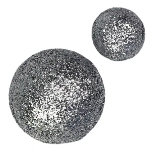 Kulki styropianowe srebrne mix 16–27 mm 14 szt. Titanum