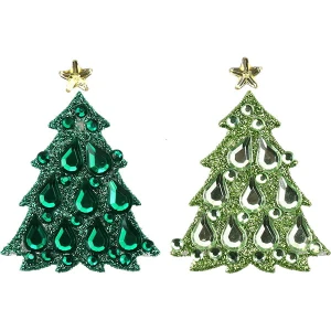 Kryształki samoprzylepne choinki 9 szt. Titanum