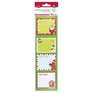 Etykiety samoprzylepne Boże Narodzenie 70×60 mm 32 szt. Titanum