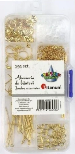 Akcesoria do biżuterii złote 191el Titanum_95748