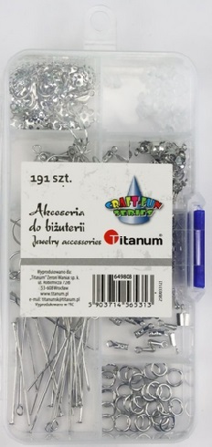 Akcesoria do biżuterii srebrne 191el Titanum _95750