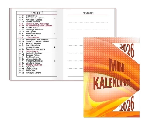 Kalendarz kieszonkowy Mini sk mix 2026r_95916