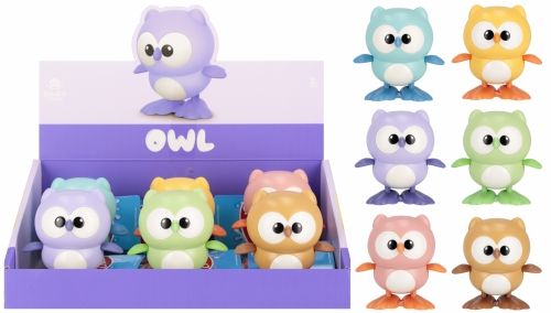 Zabawka nakręcana Sowa 9cm mix MEGA CREATIVE_96098