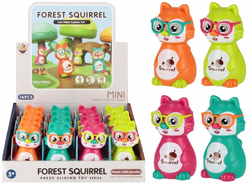 Wiewiórka naciśnij i jedz 10cm mix MEGA CREATIVE_96106