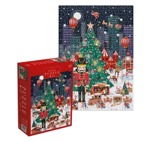 Puzzle 1000 elementów 67x48cm CHRISTMAS CITY 1 Interdruk