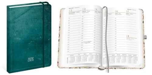 Kalendarz 2026 książkowy A5/192K Mat+UV Azure_96323