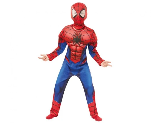 Strój Spider-man (kostium z muskułami, kominiarka), rozm. S 98/104cm_96359