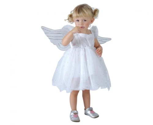 Strój Aniołek (sukienka, skrzydła), rozm. 92/104 cm_96366