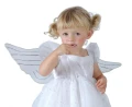 Strój Aniołek (sukienka, skrzydła), rozm. 92/104 cm_96367