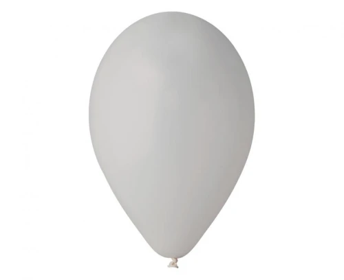 Balon pastelowy Szary 26cm 10" 100szt Gemar_96468