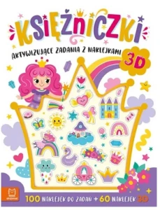 Księżniczki Aktywizujące zadania z naklejkami 3D Aksjomat