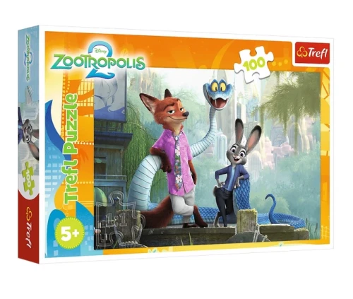 Puzzle Zootopia Tajemnice Zwierzogrodu 100 el. Trefl_96726