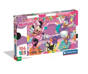 Puzzle Minnie Super Color 104 el. Clementoni