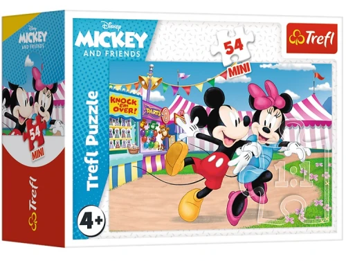 Puzzle Mini Mickey Zwariowana Przygoda Myszka Miki i przyjaciele 54 el. Trefl_96737