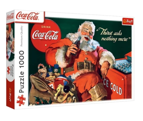 Puzzle Coca-Cola XMAS Prezenty od Mikołaja 1000 el. Trefl_96740