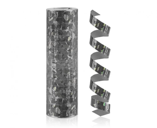 Serpentyna holograficzna Czarna 4m Godan_96836