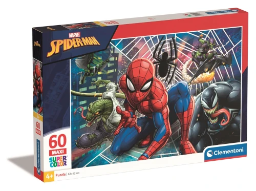 Puzzle 60 el. Maxi SuperColor. Spider-man Clementoni_96856