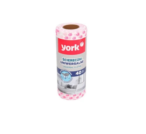Ścierki kuchenne na rolce z wiskozy 40 szt. York_96902