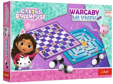 Warcaby Młynek Koci Domek Gabi Trefl_96908