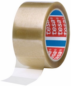 Taśma pakowa solventowa mocna wytrzymała przeźroczysta 48x66m Tesa_96989