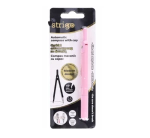Cyrkiel automatyczny ze skuwką kompaktowy różowy Strigo