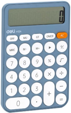 Kalkulator M124 12-pozycyjny niebieski Deli_97103