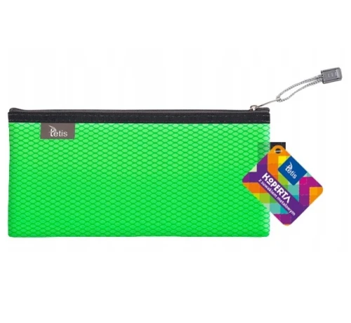 Koperta z suwakiem metalowym BT609-Z zielona Tetis_97112