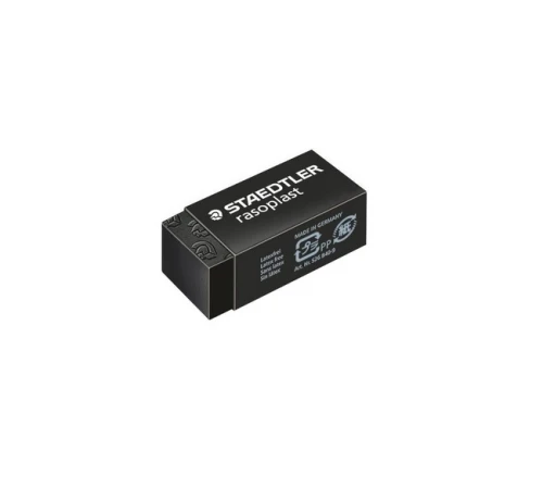 Gumka do mazania Rasoplast S 33×16×13mm czarna Staedtler_97133