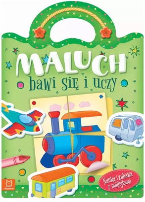 Maluch bawi się i uczy  Nauka i zabawa z naklejkami Aksjomat_97176