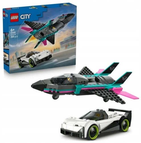Klocki 60489 City Odrzutowiec kontra samochód 6+ Lego_97405