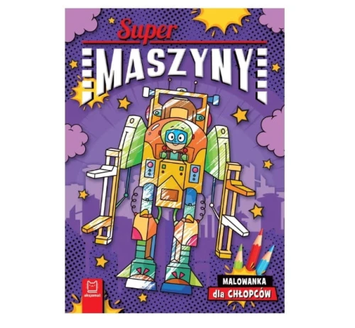 Malowanka dla chłopców Supermaszyny Aksjomat_97422
