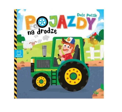 Pojazdy na drodze Duże puzzle Aksjomat_97497