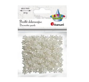 Koraliki Perełki Kwiatki 14×11 mm 20g Titanum