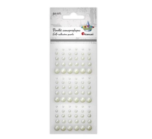 Perełki Samoprzylepne Białe 90 szt. Titanum