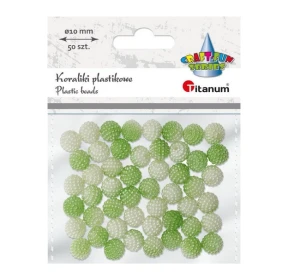 Koraliki Plastikowe Ombre 10mm 50szt. Titanum