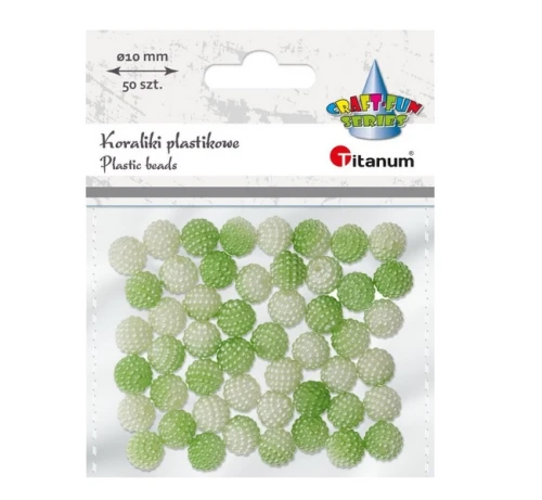 Koraliki Plastikowe Ombre 10mm 50szt. Titanum_97524