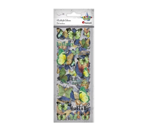 Naklejki Foliowe Motyle 6 plansz Titanum_97627