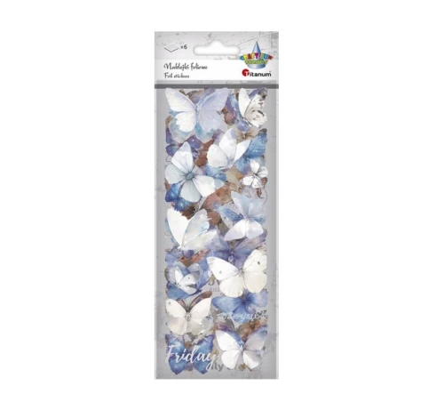 Naklejki Foliowe Motyle mix 6 plansz Titanum_97630