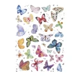 Naklejki Foliowe Motyle i Kwiaty tonacja pastelowa Craft-Fun Titanum_97659