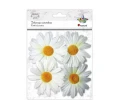 Materiałowe Margerytki 3D Białe Titanum_97758