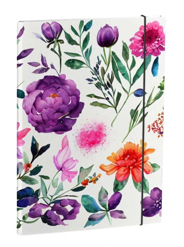 Teczka skrzydłowa z gumką Floria 2cm A4 VauPe 322/93_97773