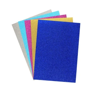 Karton Brokatowy A4 5ark 210g Kolor Mix Papieru