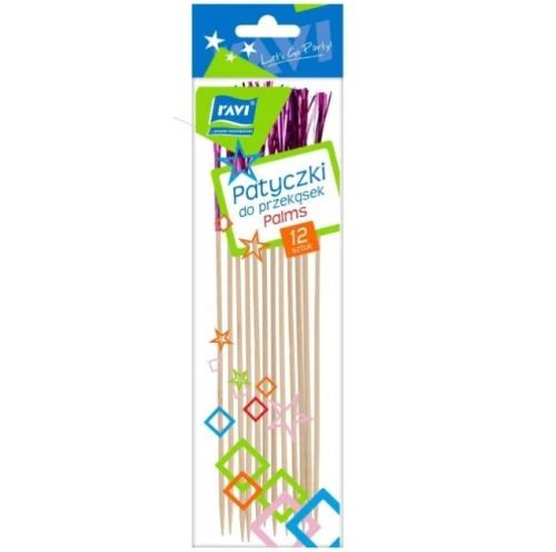 Patyczki do przekąsek Palms 15cm 12szt. Ravi_97834