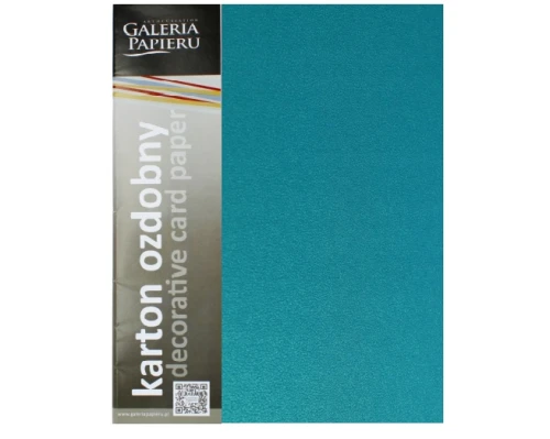 Karton Wizytówkowy A4 220g 20ark Milenium Turkusowy Galeria Papieru_78360