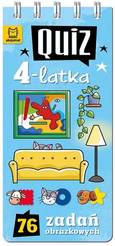 Quiz 4-latka 76 zadań obrazkowych Aksjomat_97935